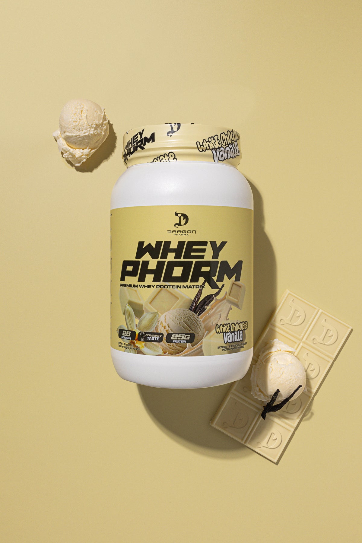 Dragon Pharma Whey Phorm White Chocolate Vanilla 25 Porciones
