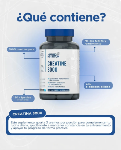Creatina 3000 Monohidratada Applied Nutrition