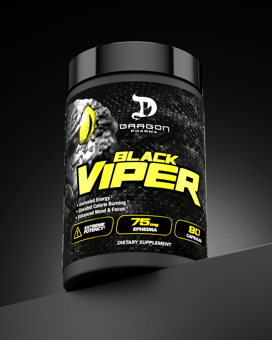 Black Viper Dragon Pharma 90 cápsulas producto