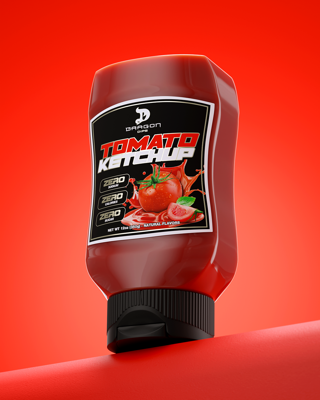 Dragon Dips Tomato Ketchup salsa de tomate de 350 g