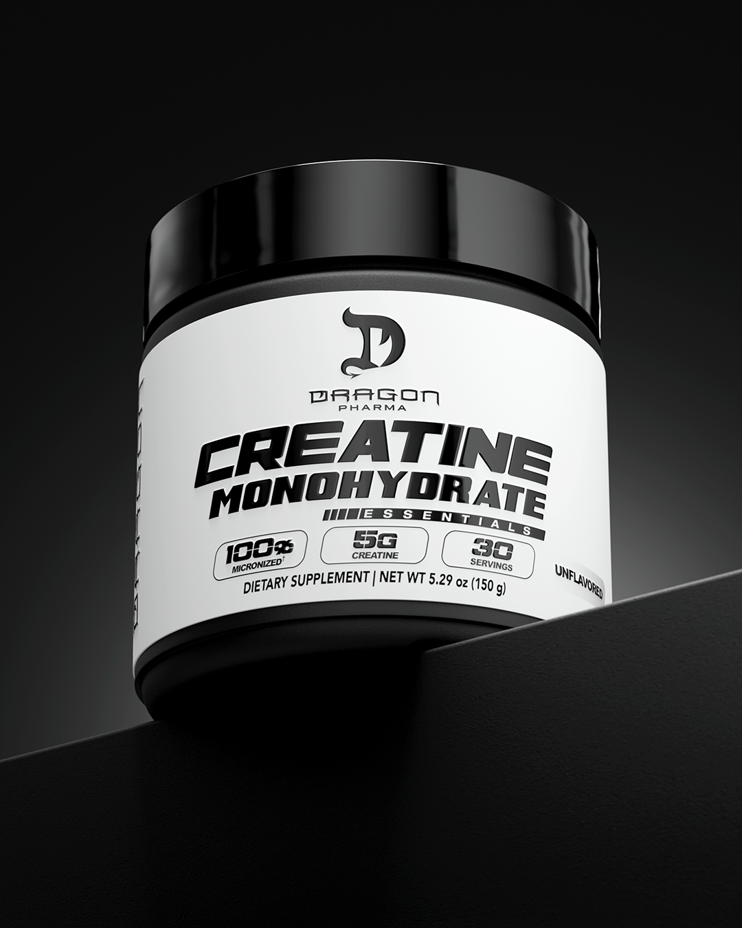 Creatina Monohidratada Dragon Pharma 150 g | 30 servicios
