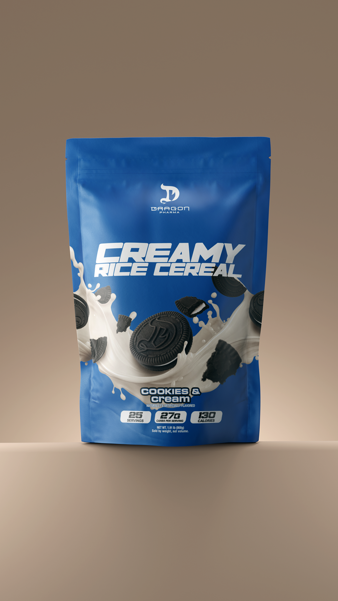 Empaque Dragon Pharma Creamy Rice Cereal Cookies & Cream