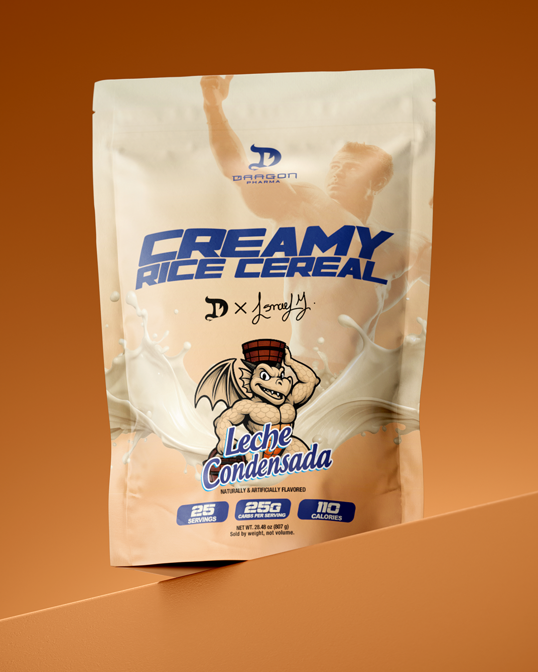 Dragon Pharma Creamy Rice Cereal Cookies & Cream 868 g | 25 Porciones