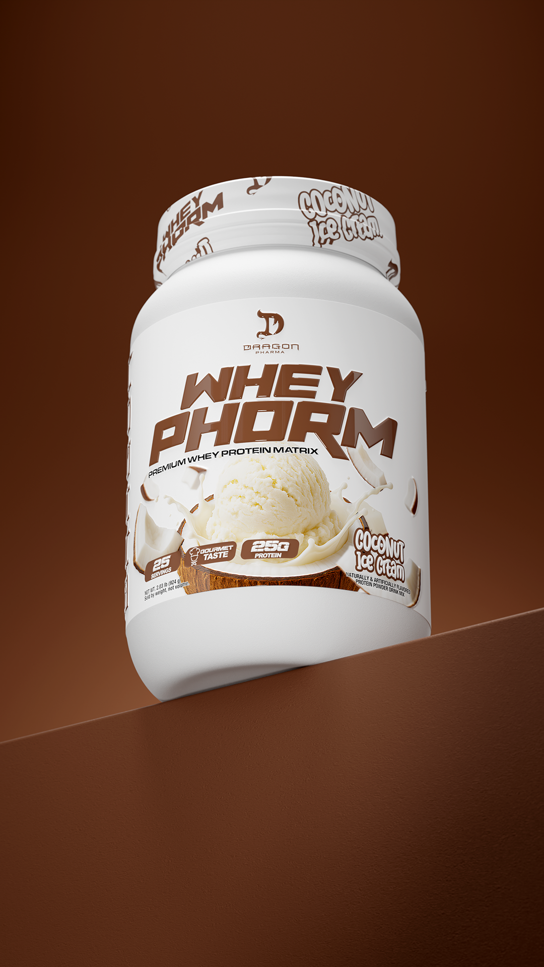 Tarro Dragon Pharma Whey Phorm Coconut Ice Cream