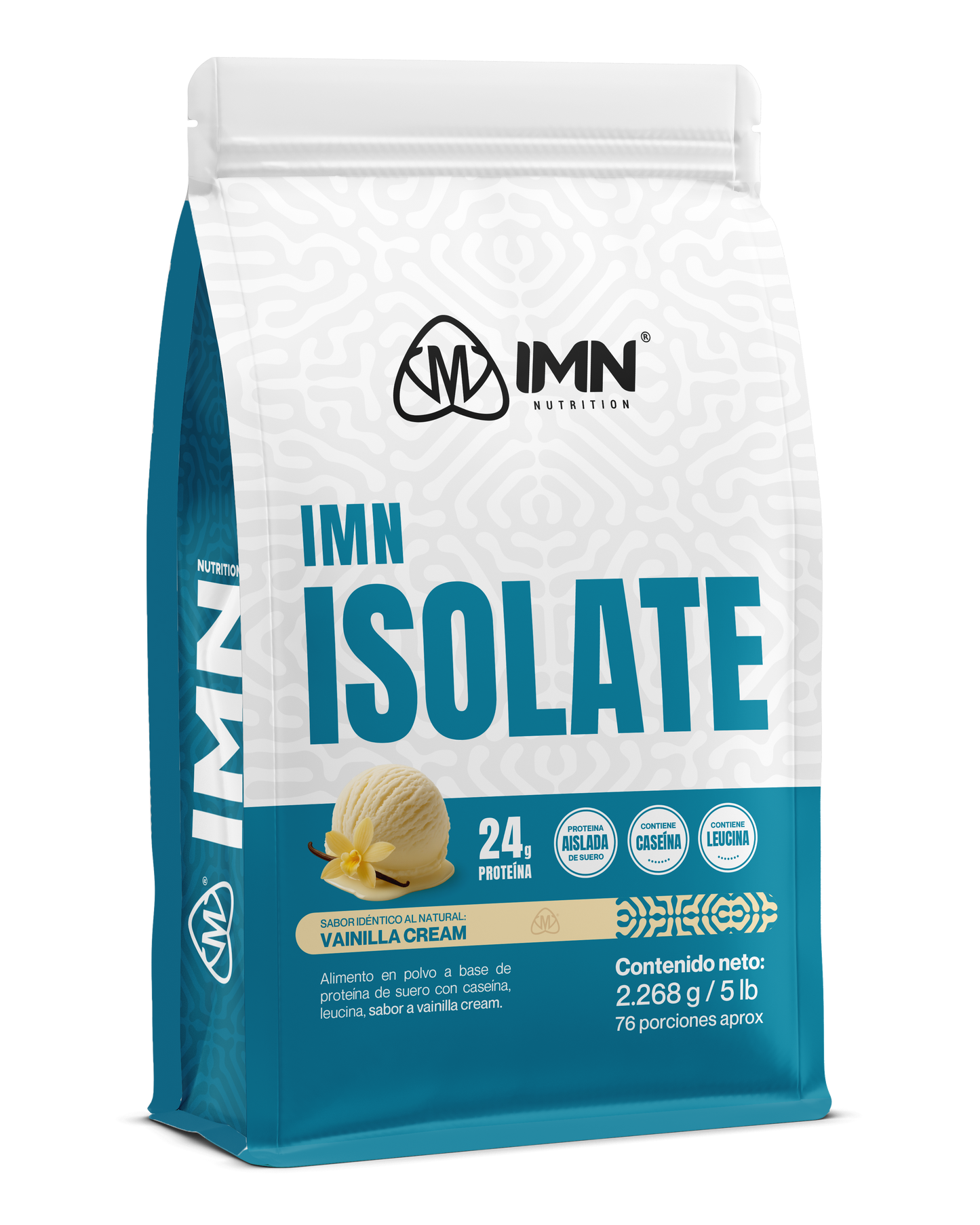 IMN Isolate 5lb (2268g) | 76 Porciones | Proteína Aíslada de Suero