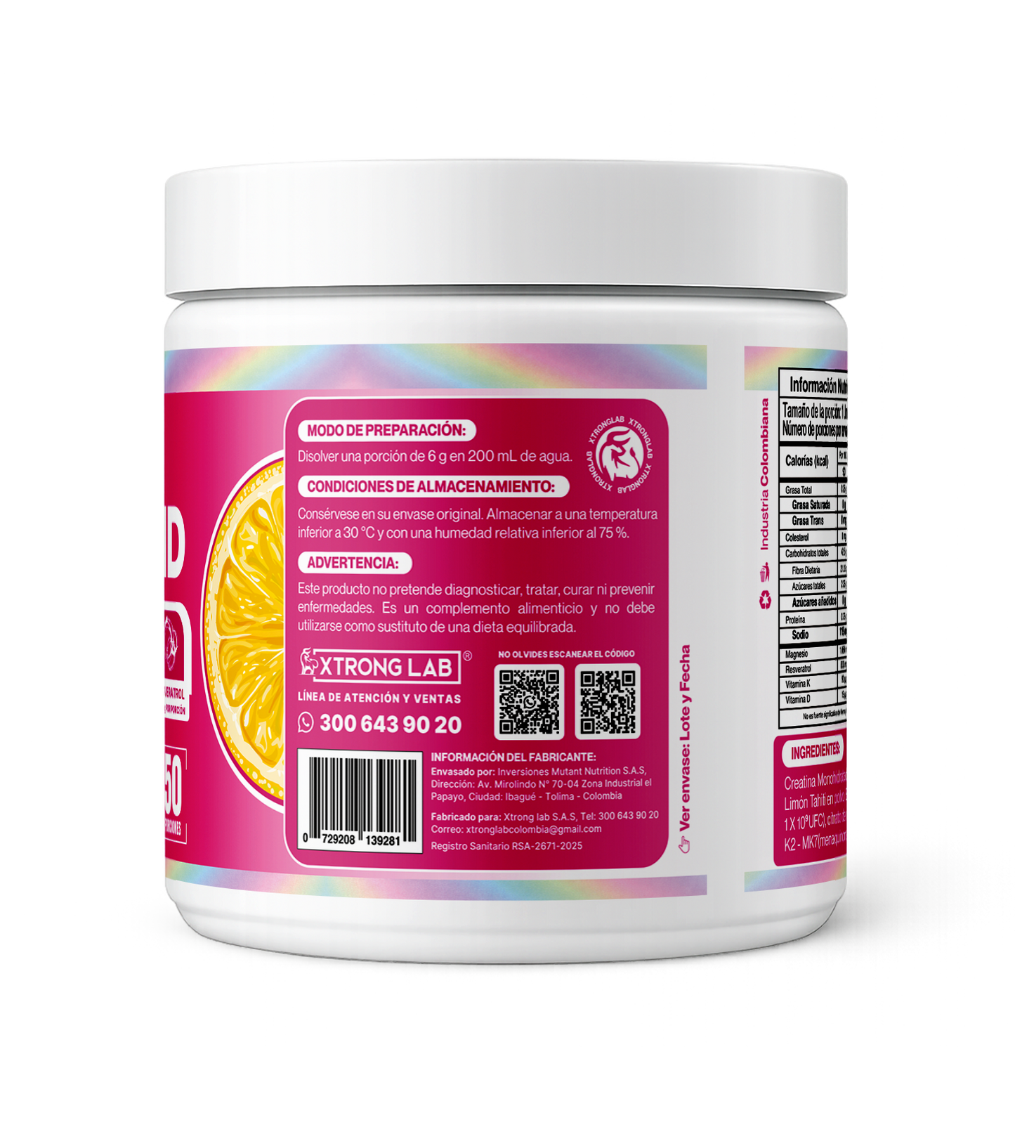Creahybrid 300g | 50 Porciones | IMN Nutrition