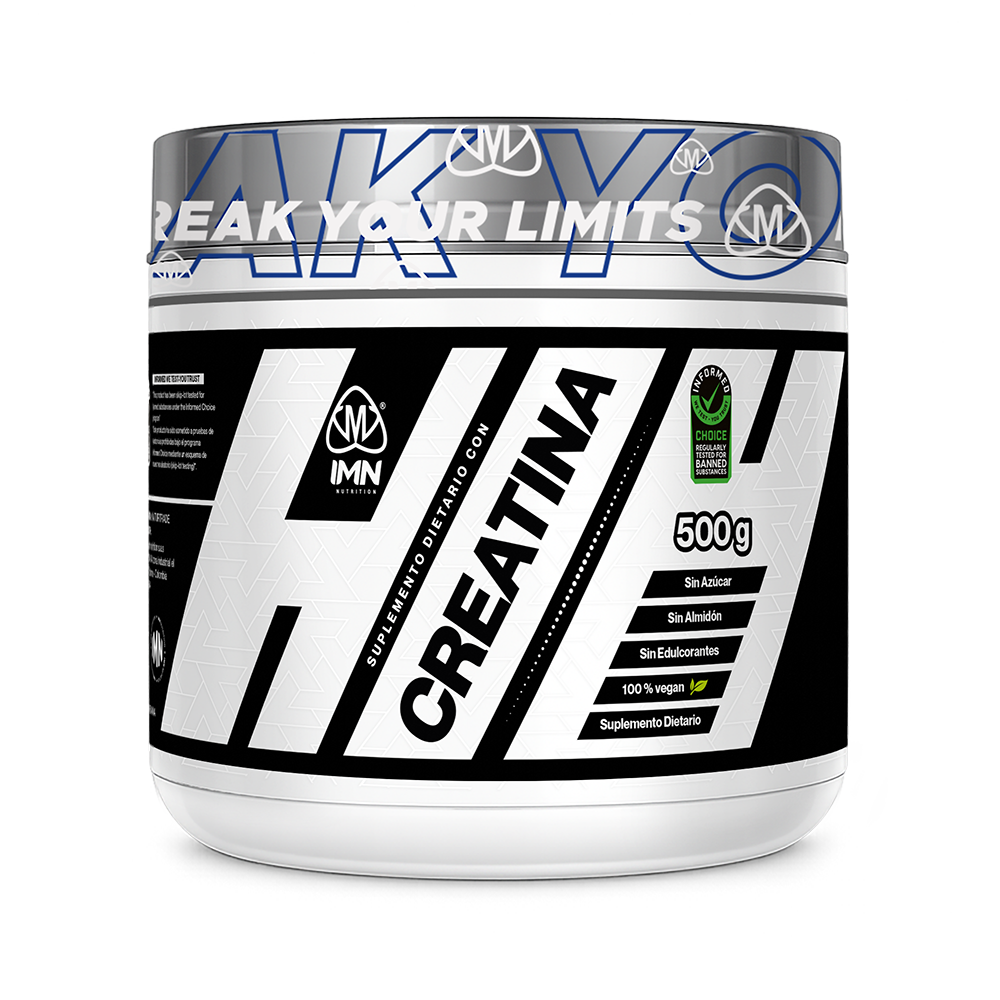Creatina Monohidratada 500g | 166 Servicios | INVIMA | IMN Nutrition