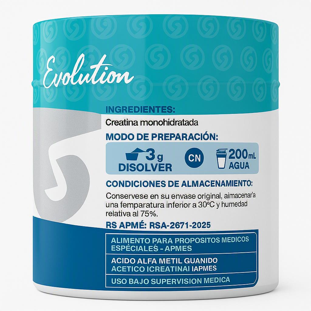 Creatina Monohidratada |GENETIC 500 Grs | INVIMA | 166 servicios