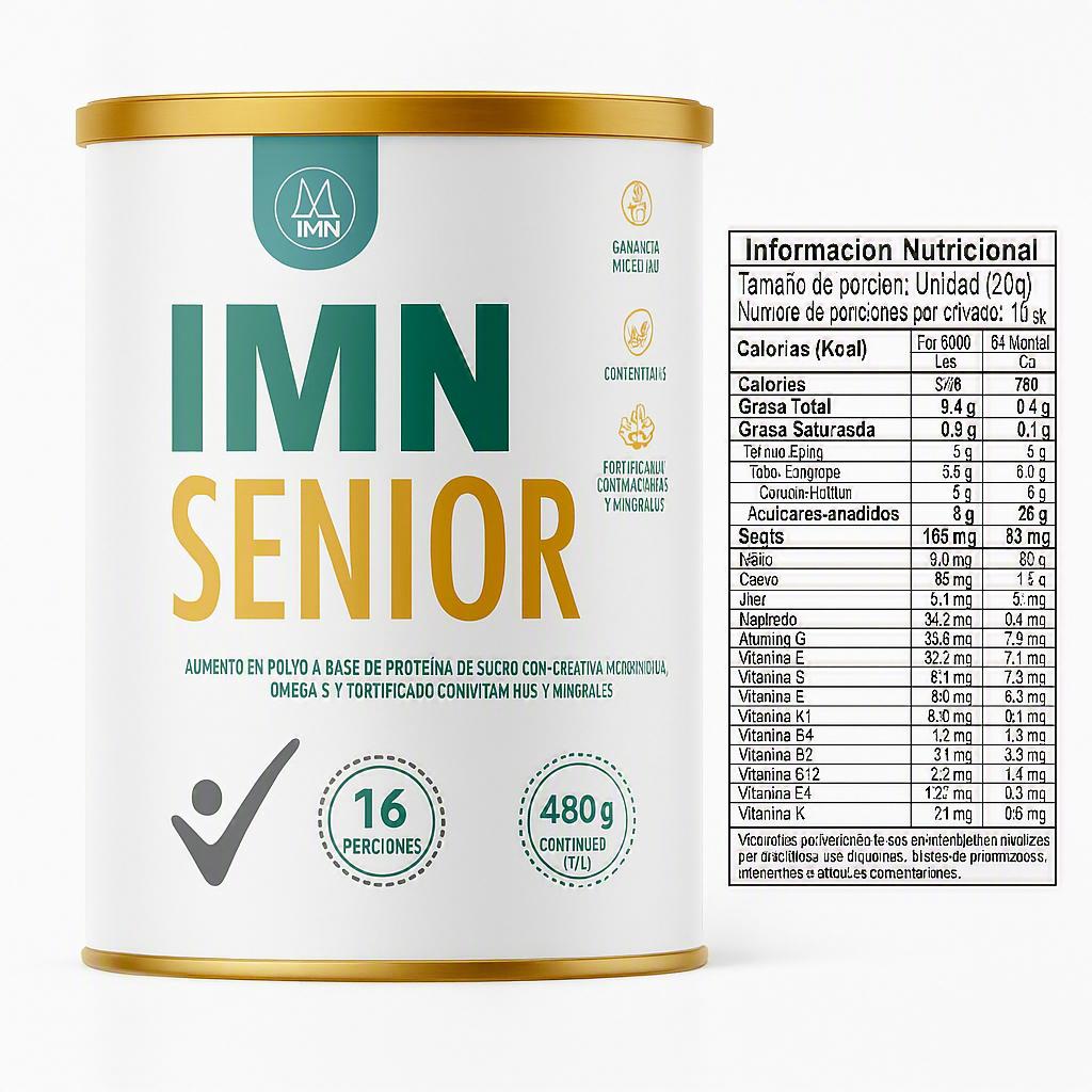 IMN Senior (480g) | 16 Porciones | IMN Nutrition