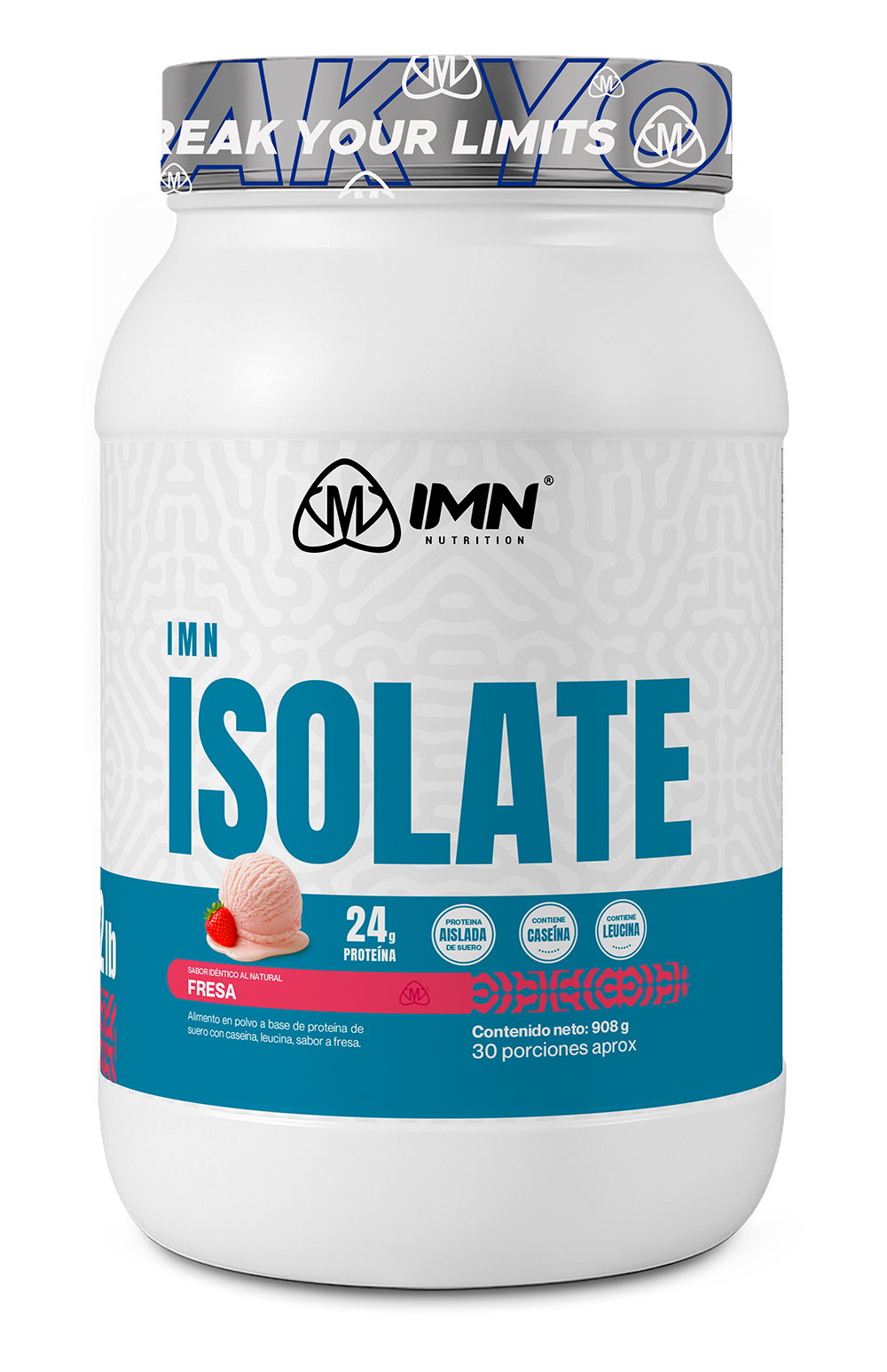 IMN Isolate 2lbs (908g) | 30 Porciones | IMN Nutrition