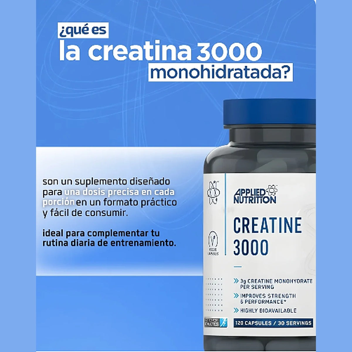 Creatina 3000 Monohidratada - ¿Qué es?