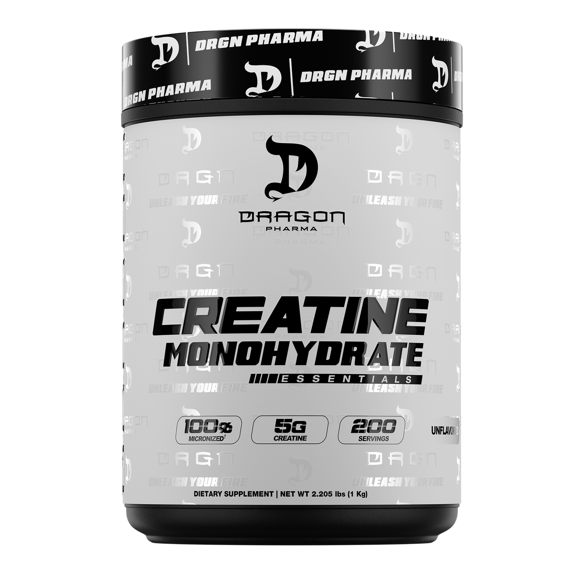 Creatina Dragon Pharma 1 kg | 200 servicios