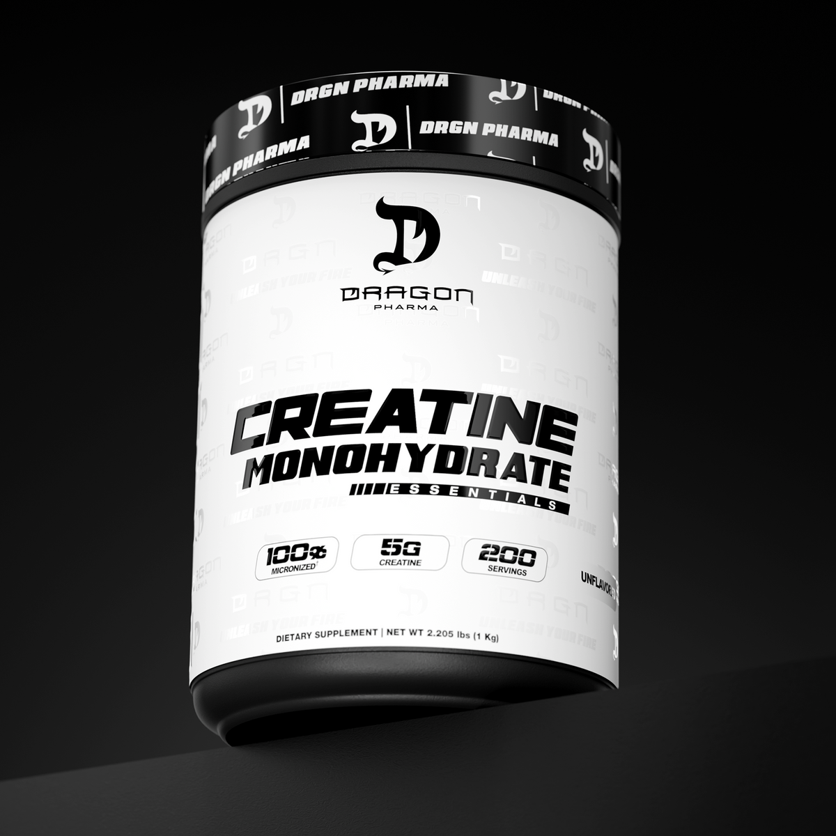 Creatina Dragon Pharma 1 kg | 200 servicios