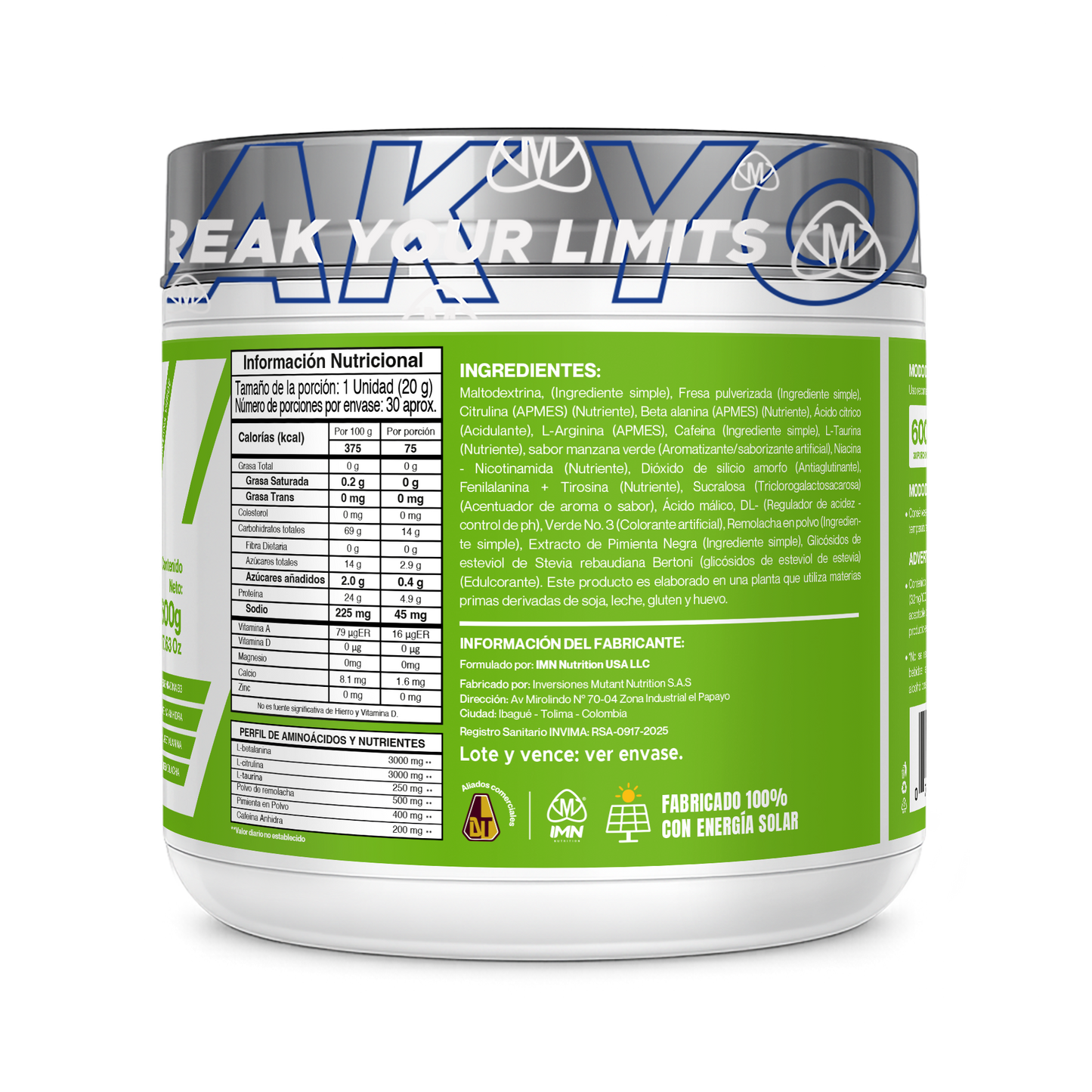 Ultimate 600g | 30 Servicios | IMN Nutrition