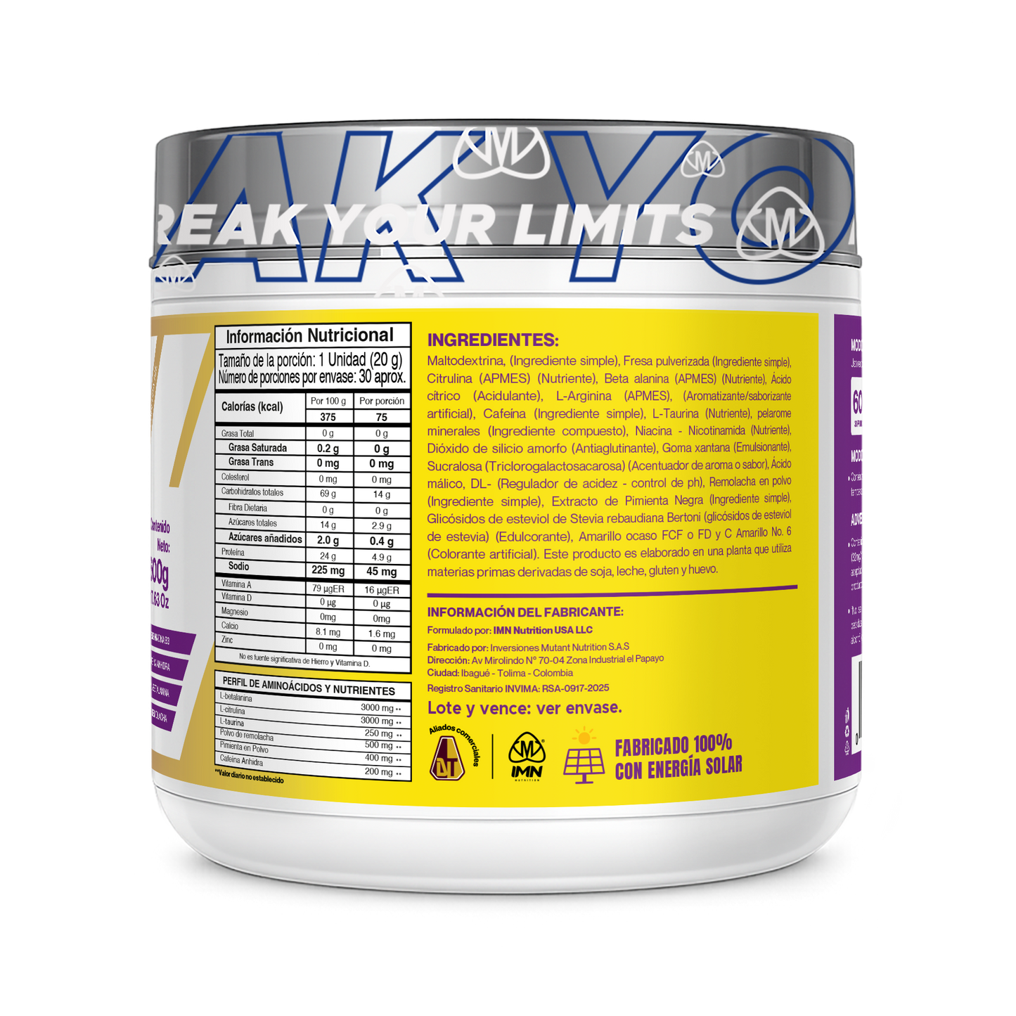 Ultimate 600g | 30 Servicios | IMN Nutrition