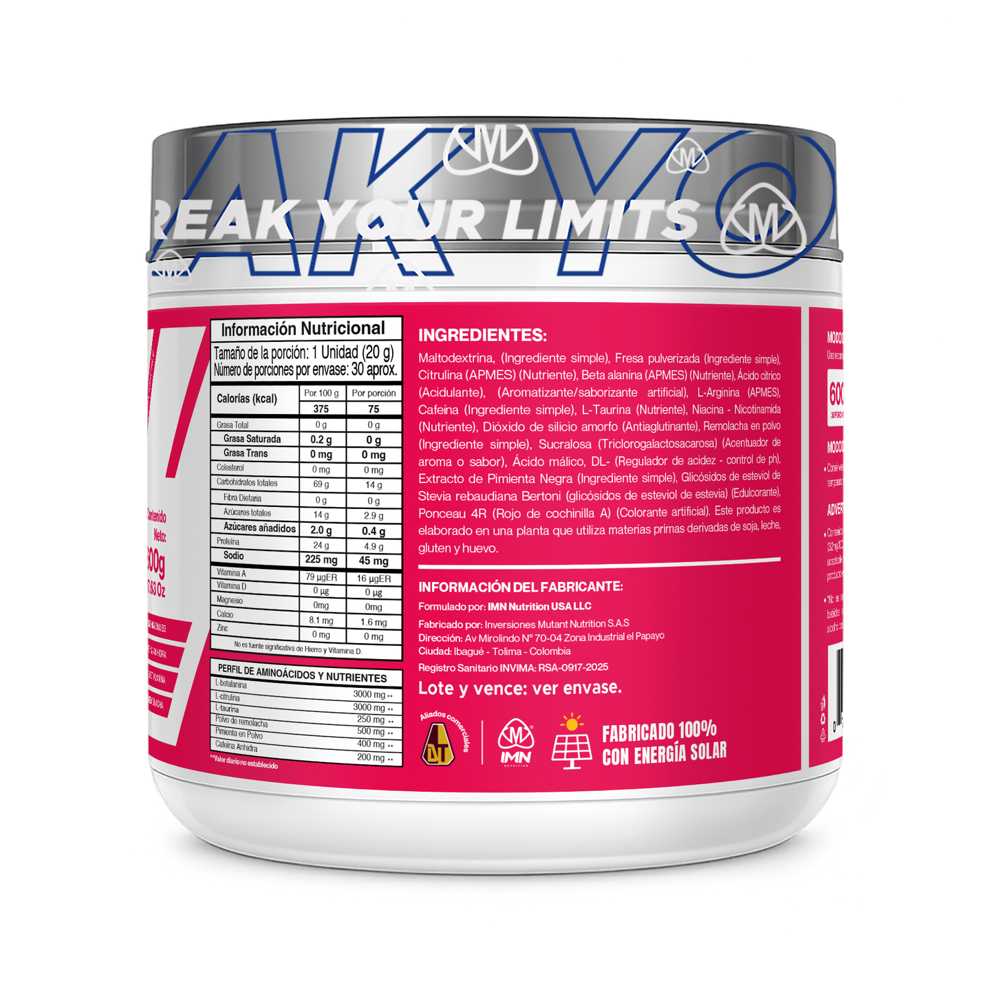 Ultimate 600g | 30 Servicios | IMN Nutrition
