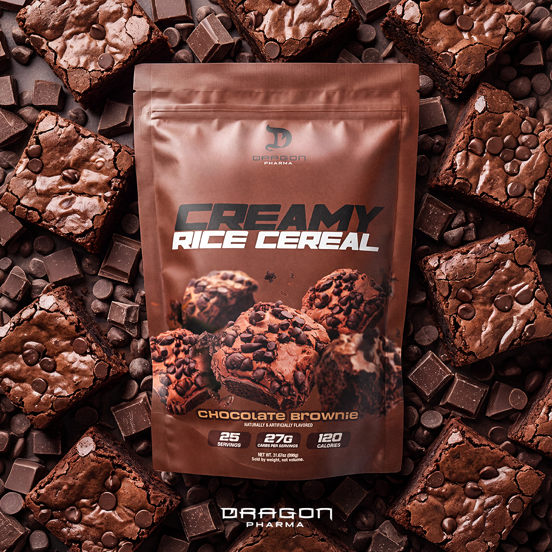 Dragon Pharma Creamy Rice Cereal Cookies & Cream 868 g | 25 Porciones