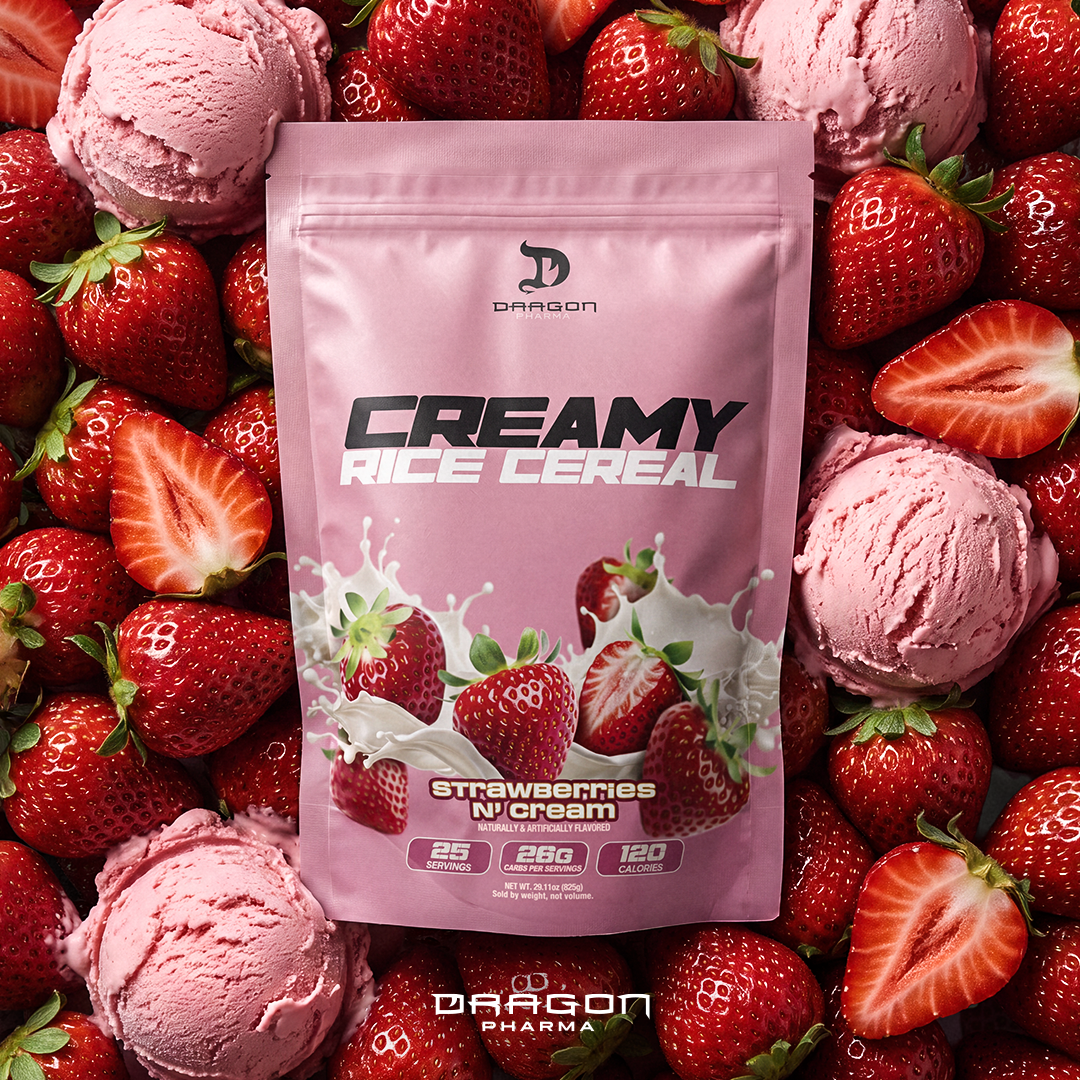 Dragon Pharma Creamy Rice Cereal Cookies & Cream 868 g | 25 Porciones