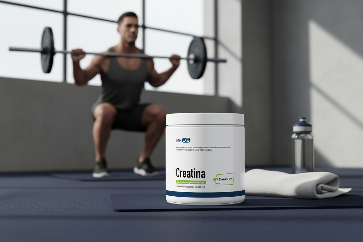 Foto de estilo de vida para la Creatina Monohidrato Creapure 300 g