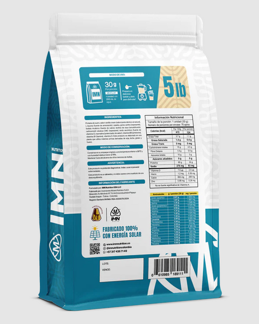 IMN Isolate 5lb (2268g) | 76 Porciones | Proteína Aíslada de Suero