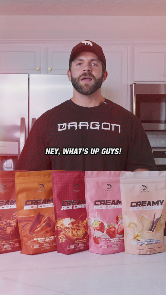 Dragon Pharma Creamy Rice Cereal Cookies & Cream 868 g | 25 Porciones
