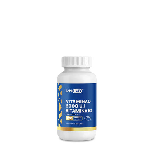 Vitamina D3 + K2 120 Cápsulas