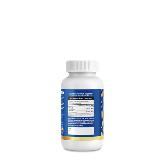 Vitamina D3 + K2 120 Cápsulas